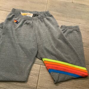 AVIATOR NATION striped sweats